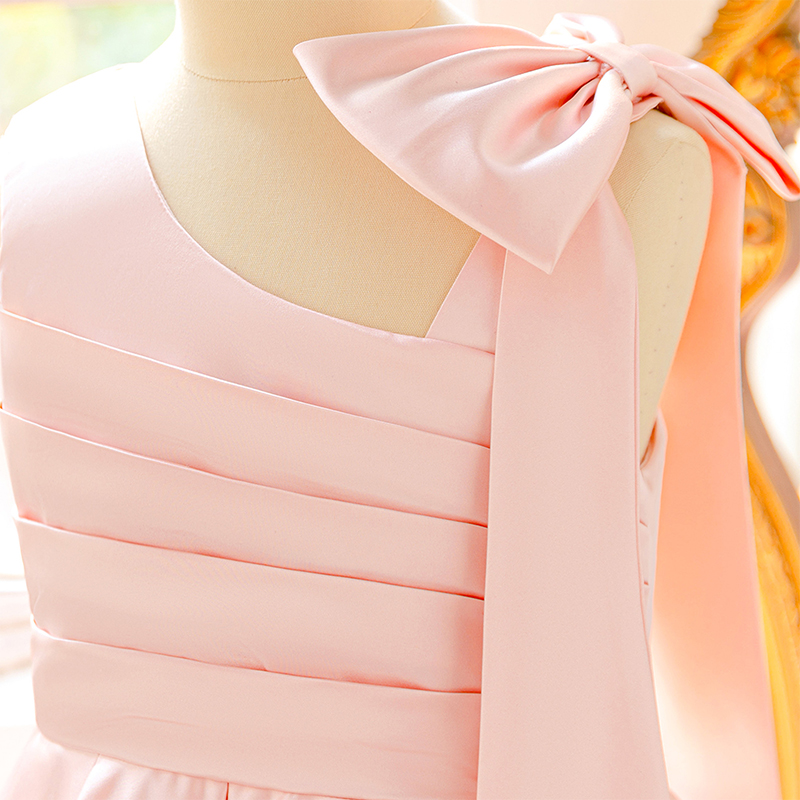 Satin Bow Sleeveless Midi Dresses - image 4