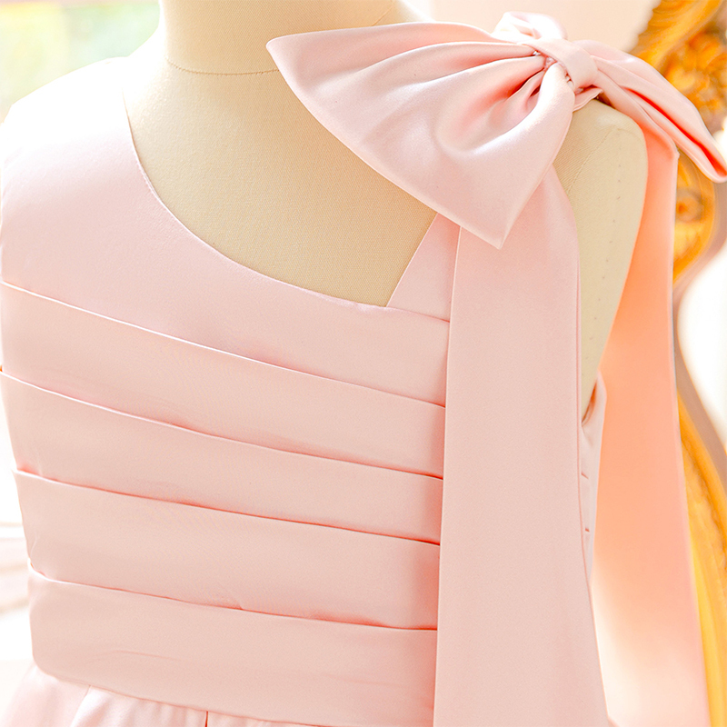 Satin Bow Sleeveless Midi Dresses - image 4