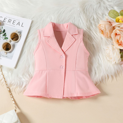 Cotton-Blend Sleeveless Two-piece Set - image 3