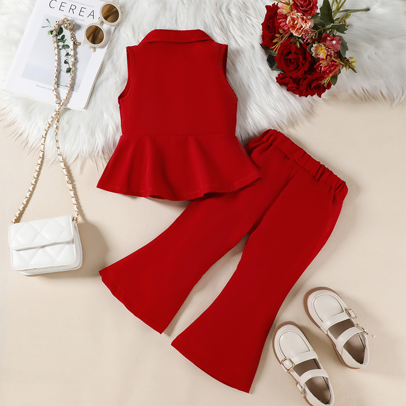 Cotton-Blend Sleeveless Two-piece Set - image 20