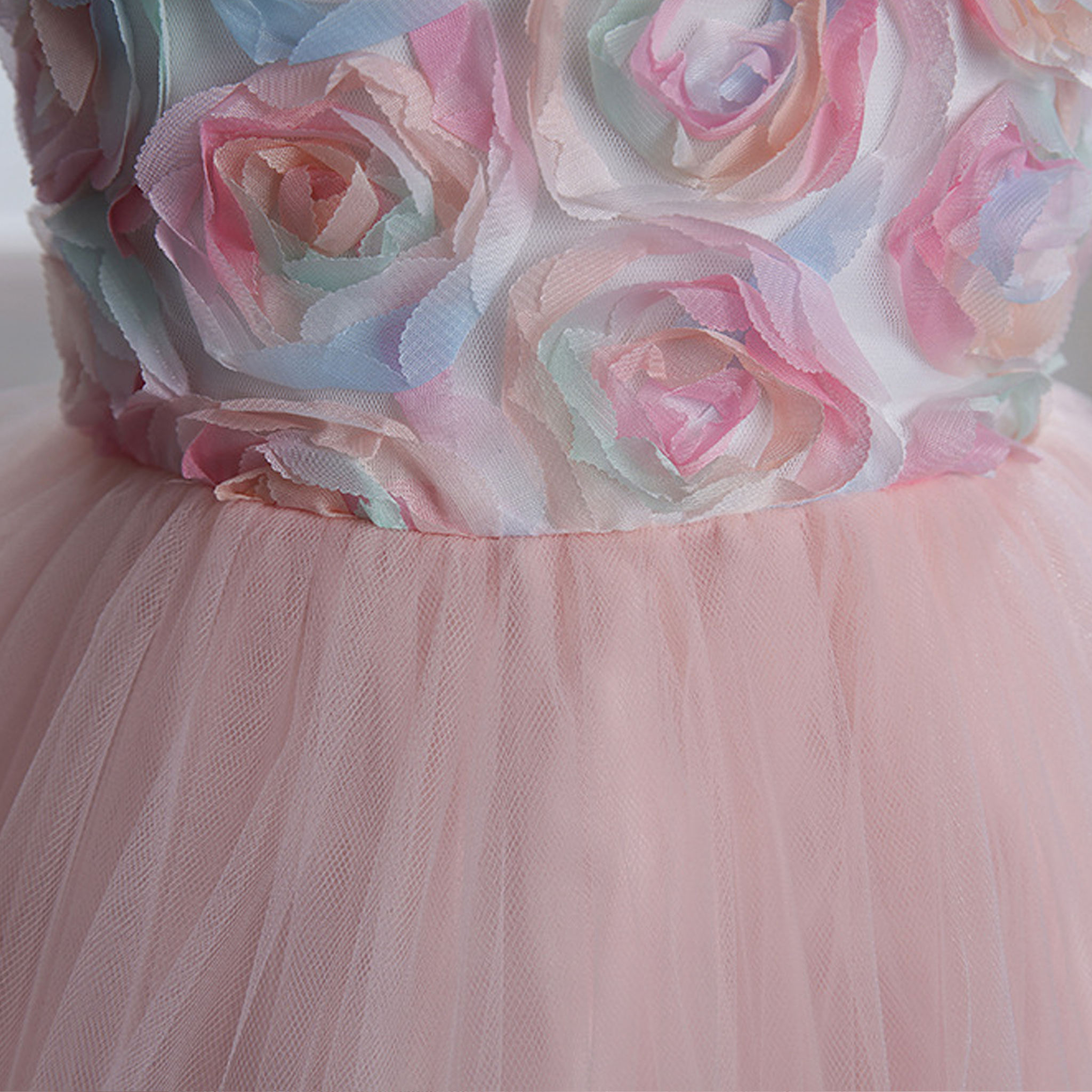 Mesh Rosette Sleeveless Midi Dresses - image 7