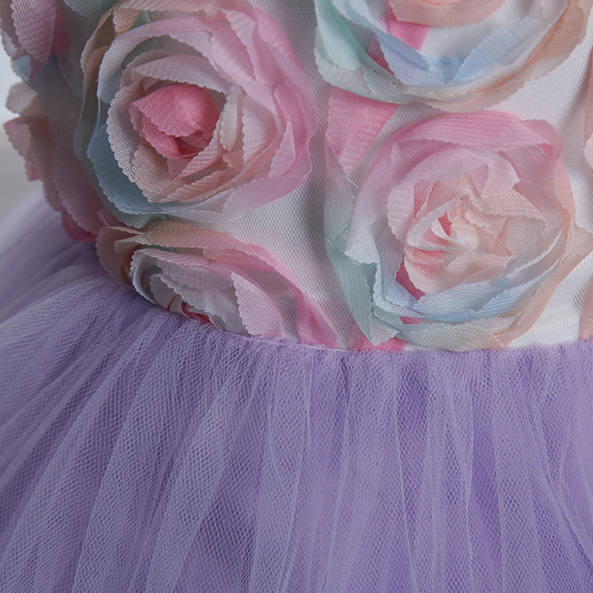 Mesh Rosette Sleeveless Midi Dresses - image 22