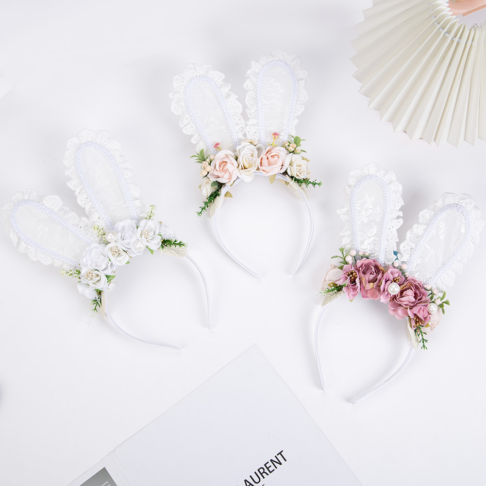 Solid Animal Ears Hairband - image 1