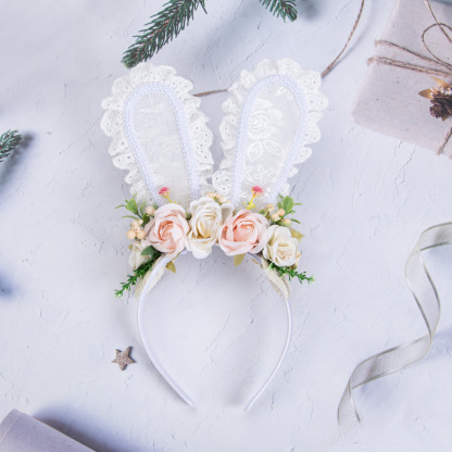 Solid Animal Ears Hairband - image 7