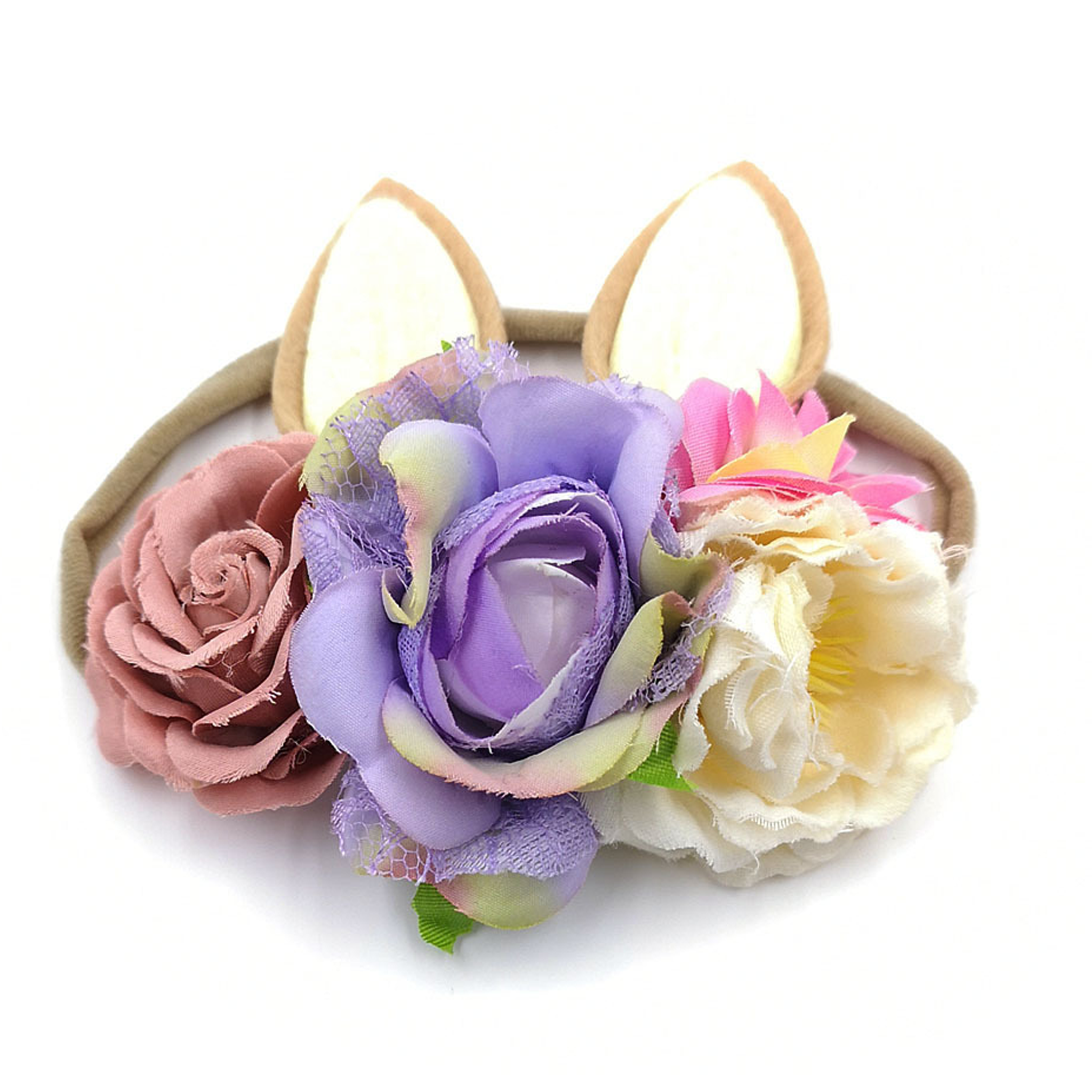 Solid Animal Ears Hairband - Style 3 - image 4