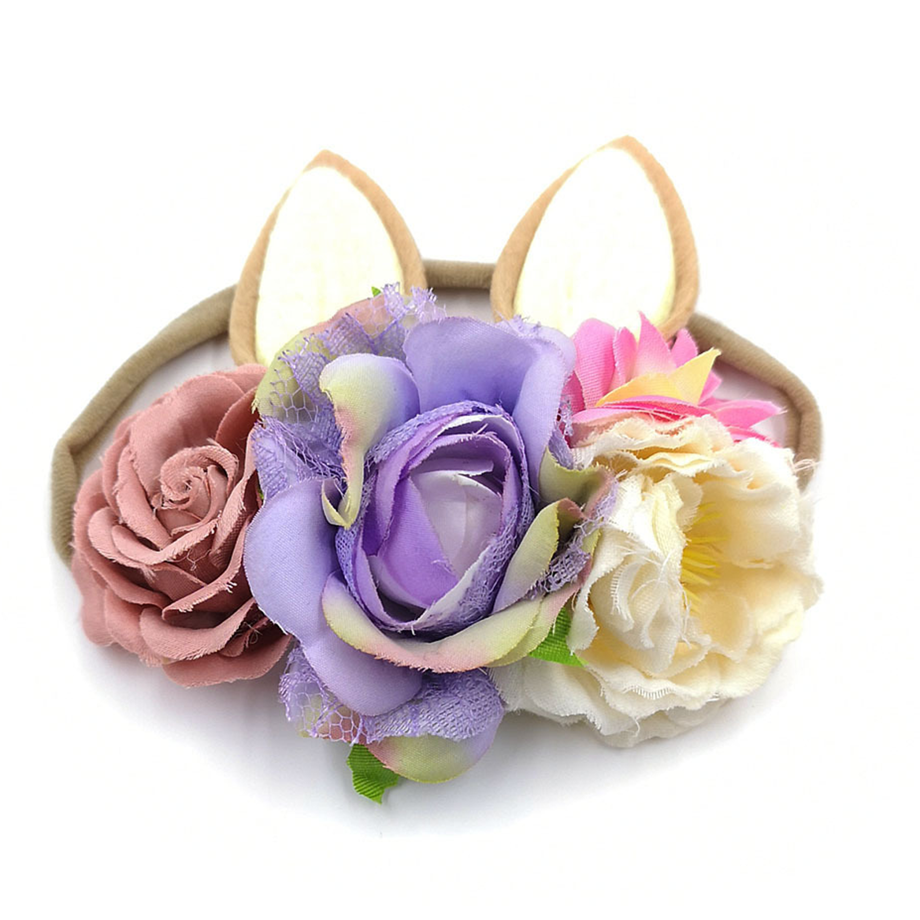 Solid Animal Ears Hairband - Style 3 - image 4