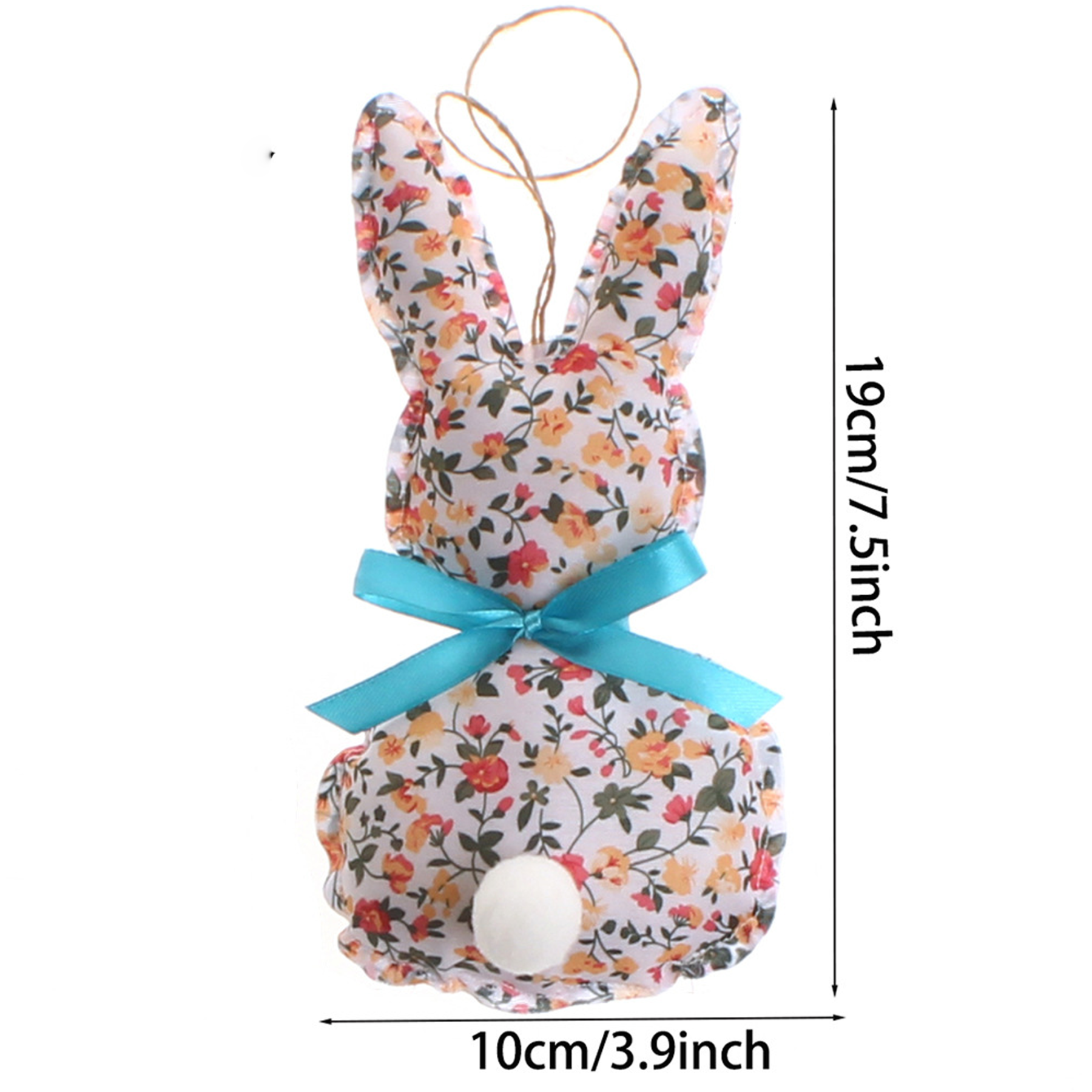 Polka Dots Fuzzy Ball Bunny Doll Toys - image 2