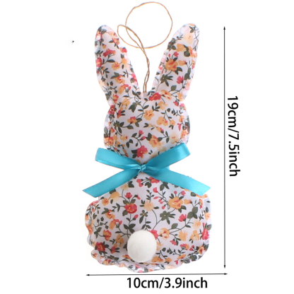 Polka Dots Fuzzy Ball Bunny Doll Toys - image 2