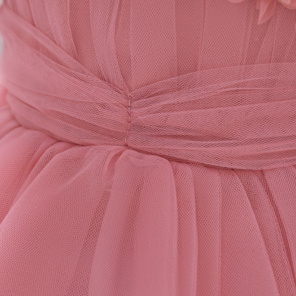 Mesh Rosette Sleeveless Midi Dresses - image 7