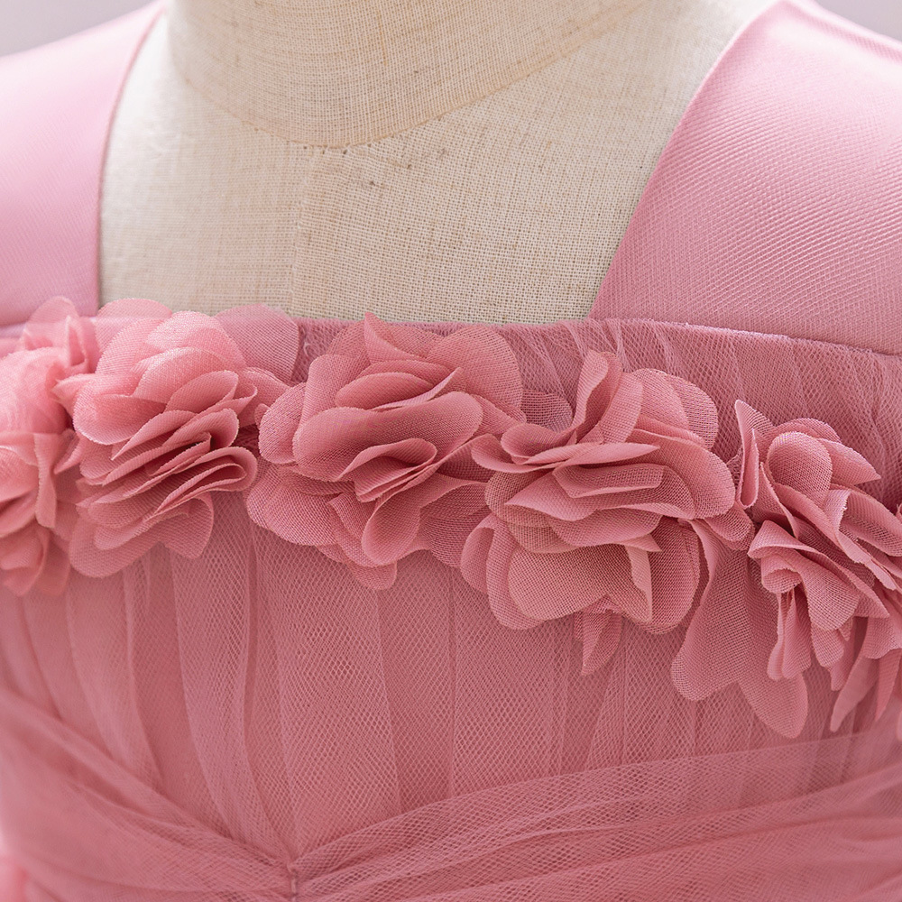 Mesh Rosette Sleeveless Midi Dresses - image 6