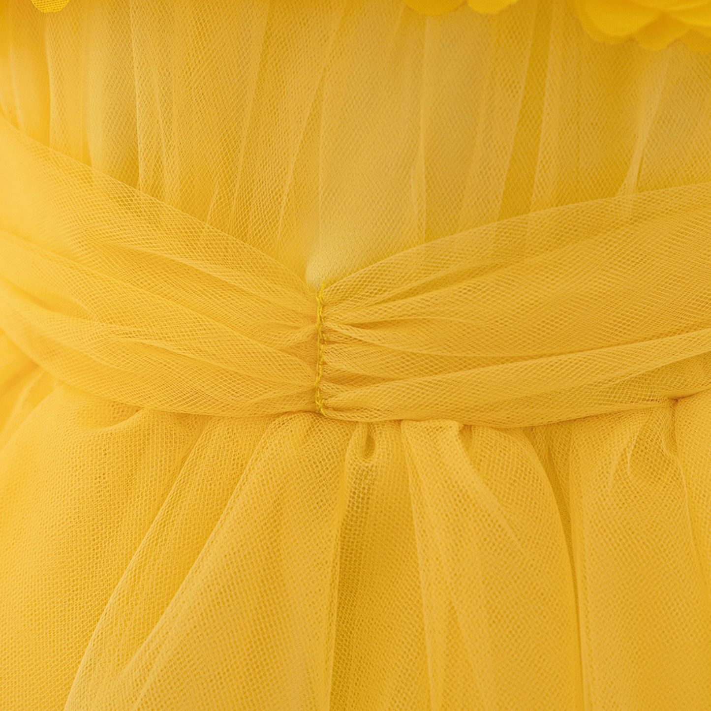 Mesh Rosette Sleeveless Midi Dresses - image 17