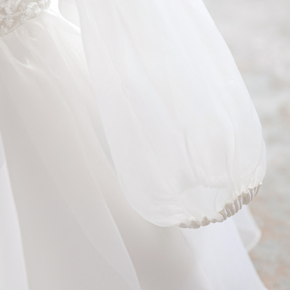 Easter Organza Split Joint Embroidery Long Sleeve Midi Dresses - image 10