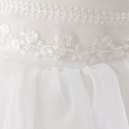 Easter Organza Split Joint Embroidery Long Sleeve Midi Dresses - image 9