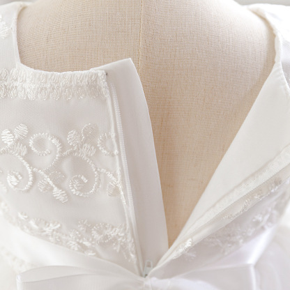 Easter Organza Split Joint Embroidery Long Sleeve Midi Dresses - image 11