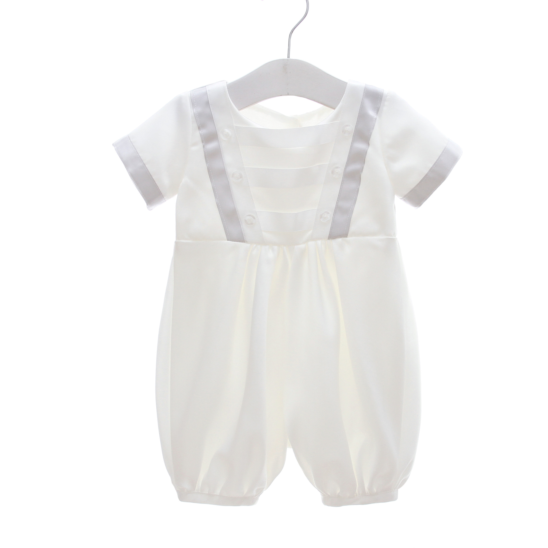 Easter Satin Split Joint Short Sleeve Fifth Pants With Hat - image 6