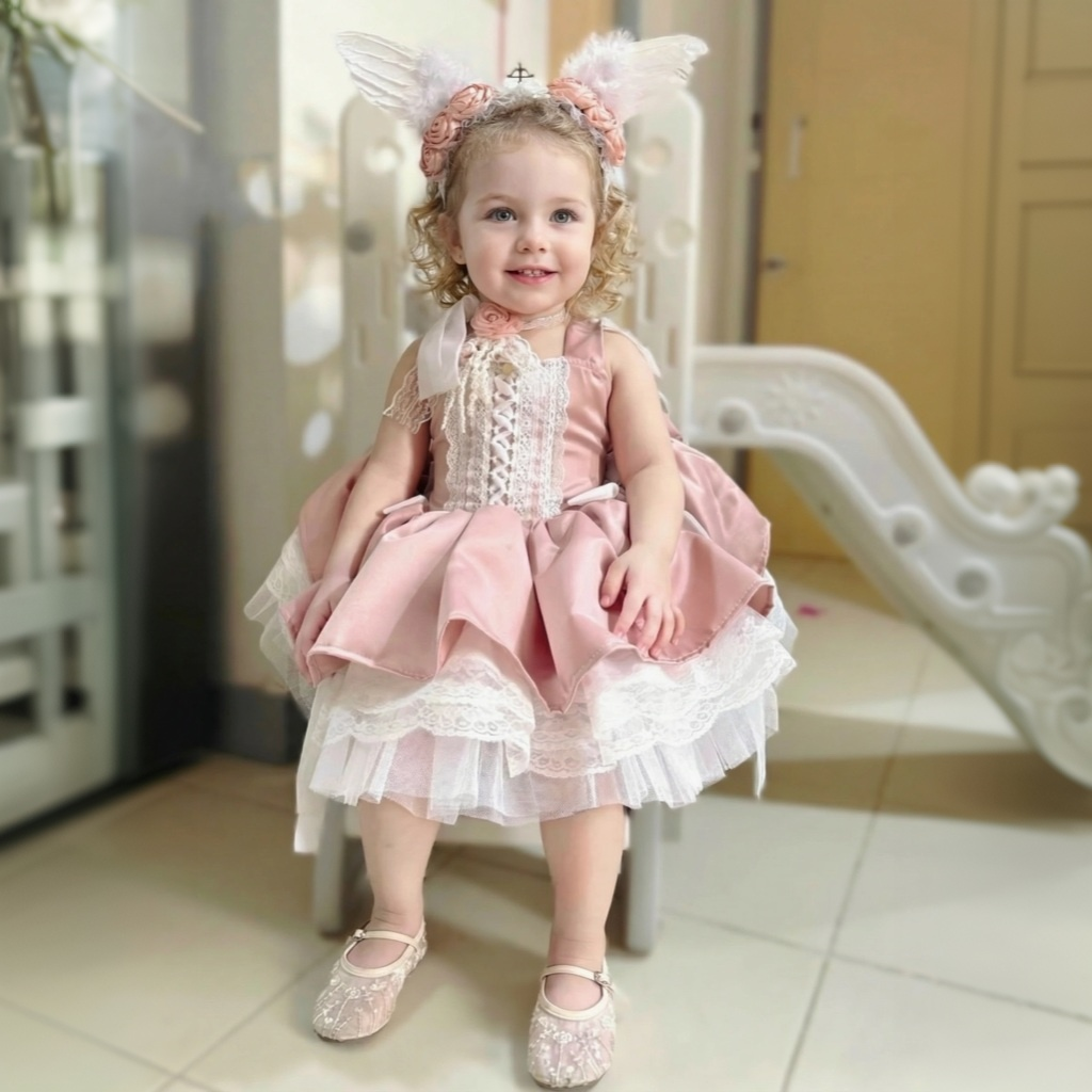 Satin Bow Applique Sleeveless Midi Dresses - image 4