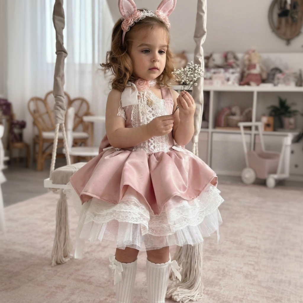 Satin Bow Applique Sleeveless Midi Dresses - image 8