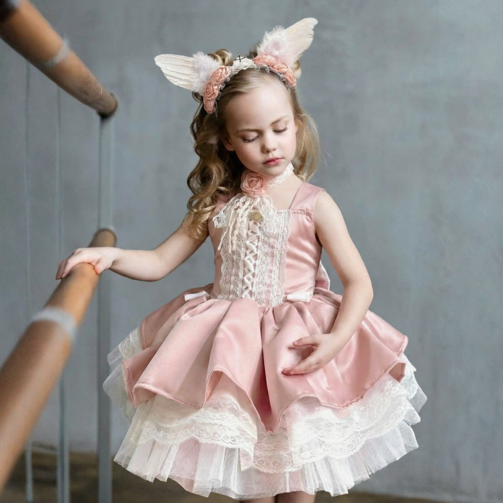 Satin Bow Applique Sleeveless Midi Dresses - image 9