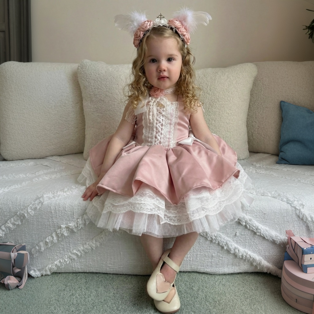 Satin Bow Applique Sleeveless Midi Dresses - image 5