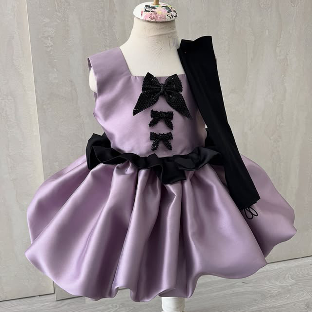 Satin Bow Butterfly Sleeveless Midi Dresses - image 5
