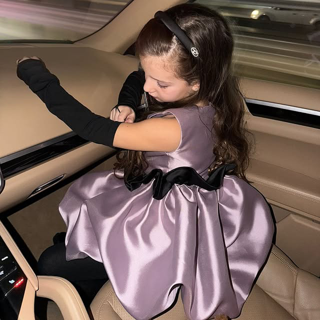 Satin Bow Butterfly Sleeveless Midi Dresses - image 1