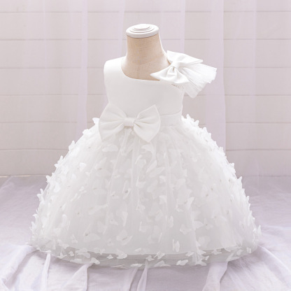 Mesh Bow Sleeveless Midi Dresses - image 5