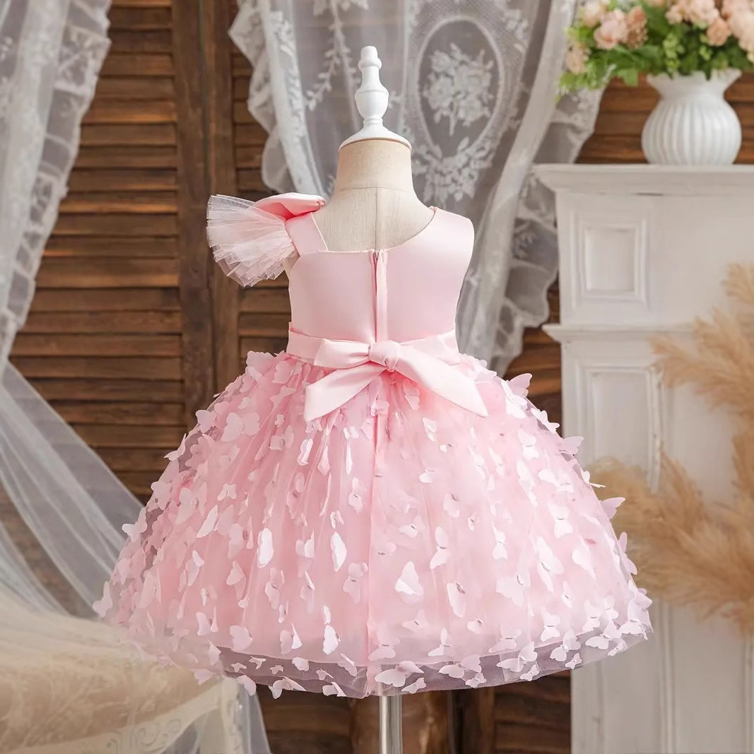 Mesh Bow Sleeveless Midi Dresses - image 2