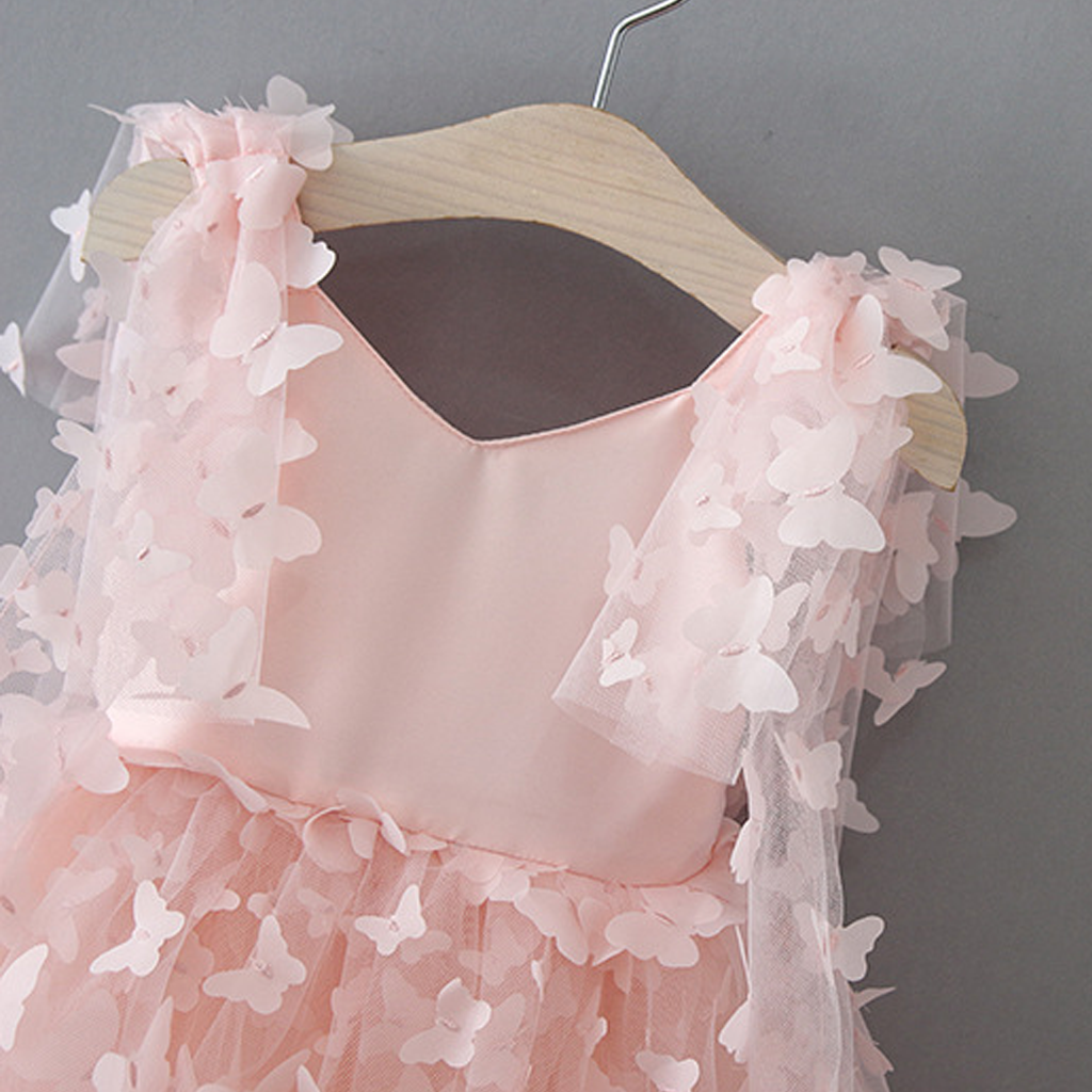 Mesh Butterfly Sleeveless Midi Dresses - image 5