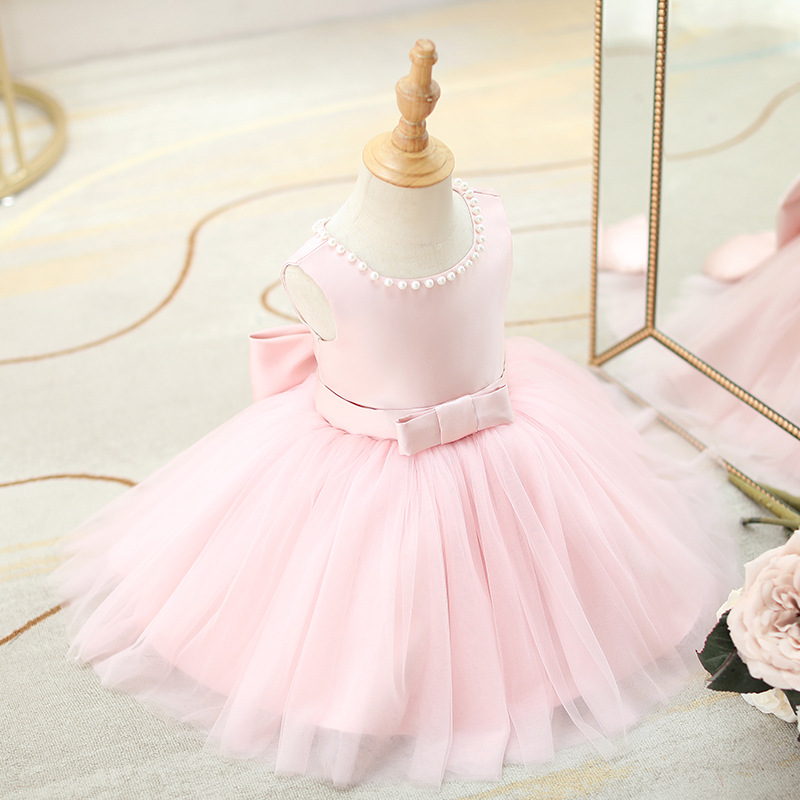 Satin Pearl Backless Sleeveless Midi Dresses - image 6