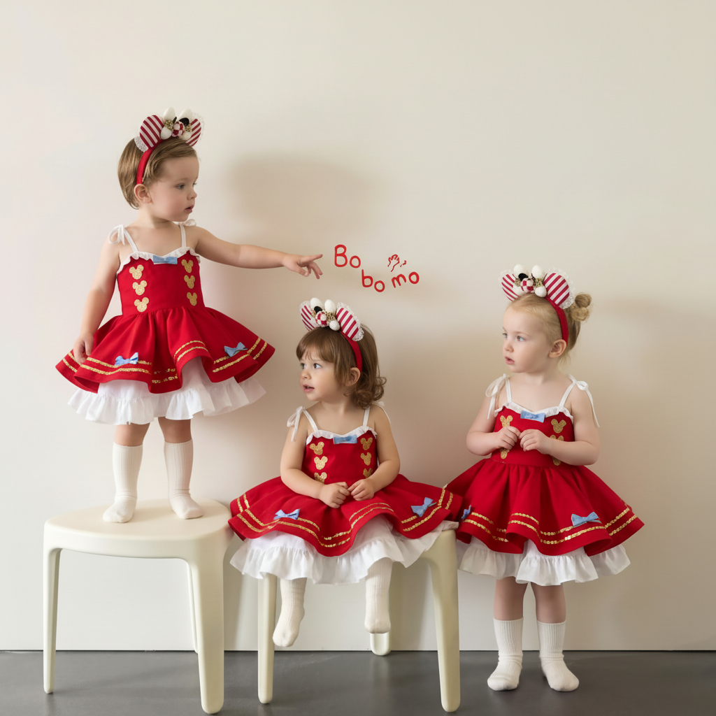 100% Cotton Panel Sleeveless Midi Dresses - image 6