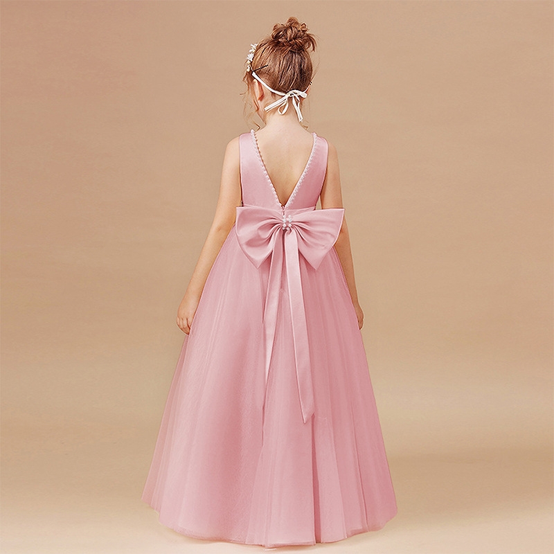 Mesh Bow Sleeveless Midi Dresses - image 2