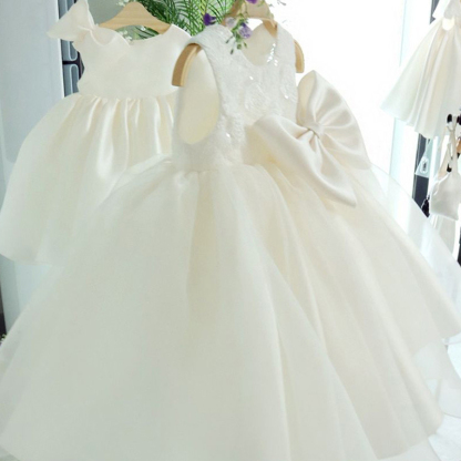 Organza Rosette Bow Sleeveless Midi Dresses - image 3