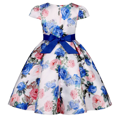 Satin Bow Short Sleeve Midi Dresses - image 44