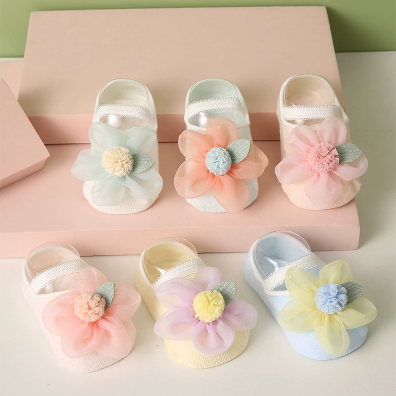 Solid Rosette Socks - image 1