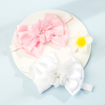 Solid With Flower Applique Hairband - image 2