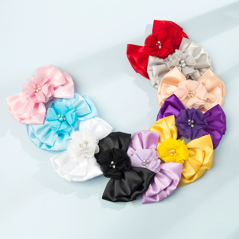 Solid With Flower Applique Hairband - image 12
