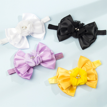 Solid With Flower Applique Hairband - image 14