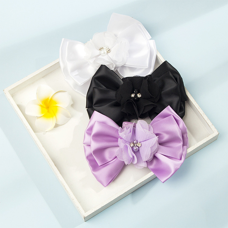 Solid With Flower Applique Hairband - image 13