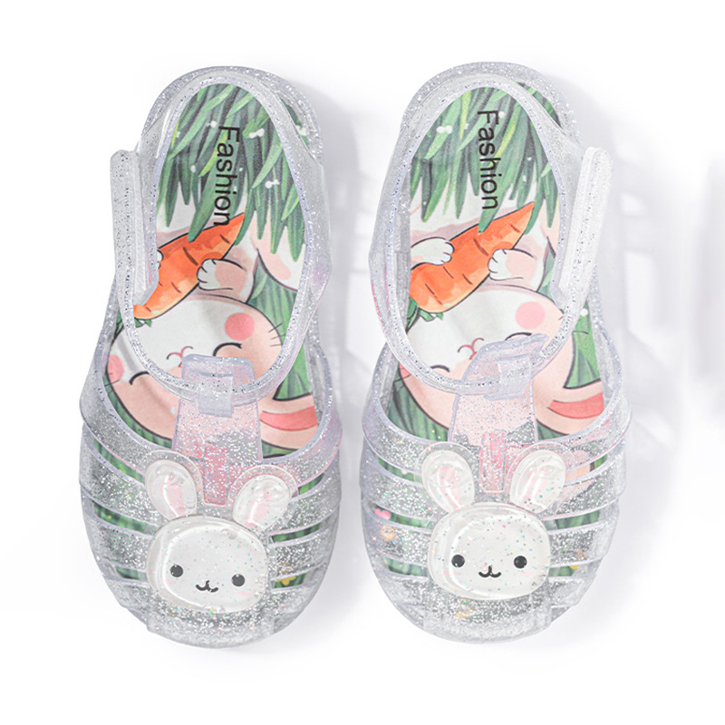 Cartoon Glitter Round Toe Sandals - image 4