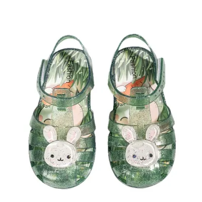 Cartoon Glitter Round Toe Sandals - image 12
