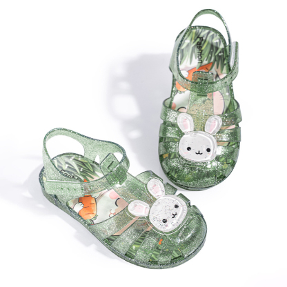 Cartoon Glitter Round Toe Sandals - image 13