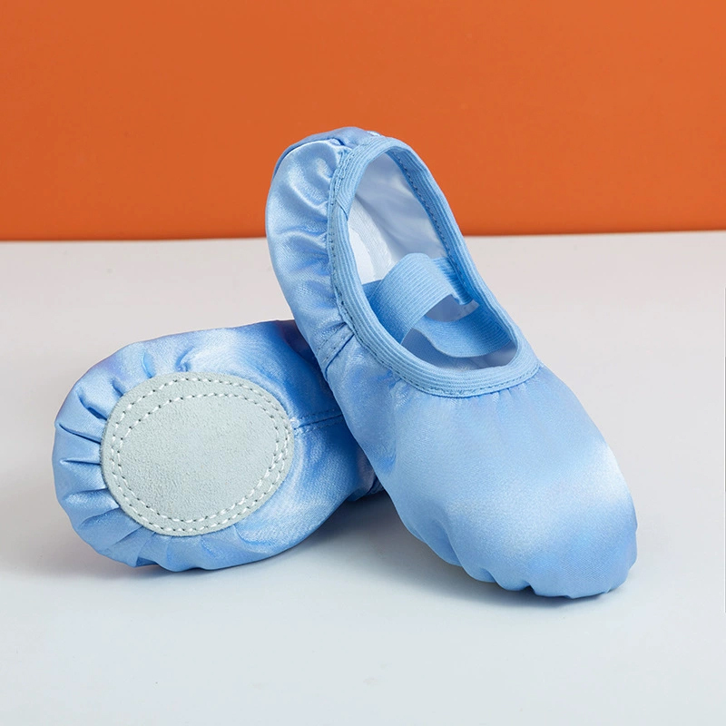 Fruit Embroidery Ballet Round Toe Flats - Blue(Satin) - 21.5CM - image 20