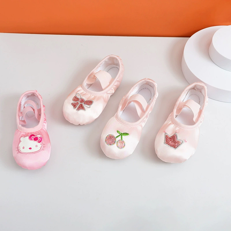 Fruit Embroidery Ballet Round Toe Flats - image 1