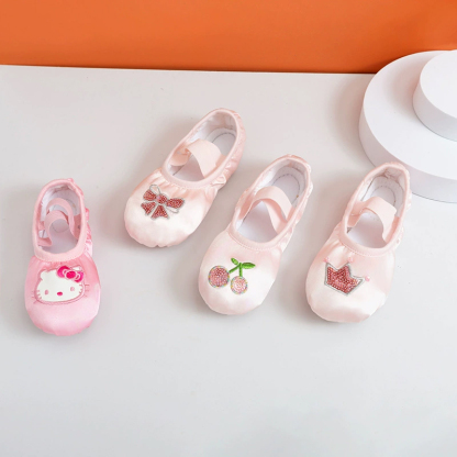 Fruit Embroidery Ballet Round Toe Flats - image 1