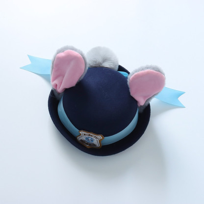 Easter Mesh Bow Long Sleeve Midi Dresses - Large Hat - 10-11Y - image 9