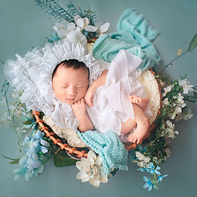 Lace&Organza Lace Cap Sleeve Short 4-piece Set - image 6