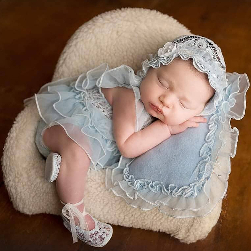 Lace&Organza Lace Cap Sleeve Short 4-piece Set - image 8