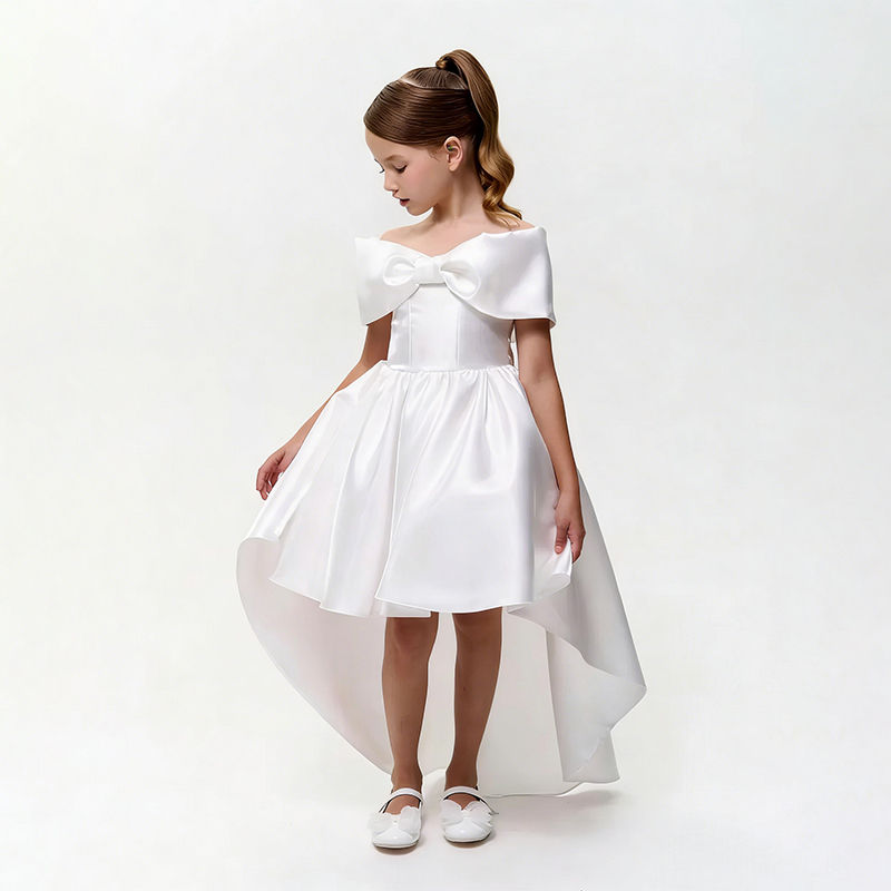 Satin Bow Sleeveless Midi Dresses - image 2