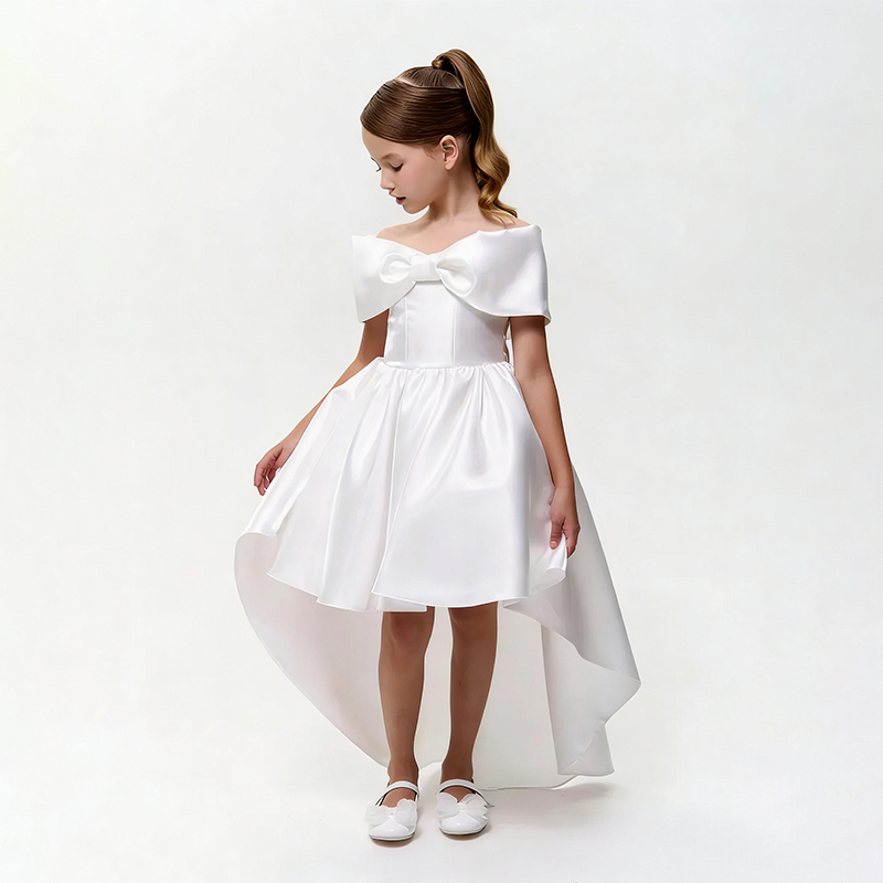 Satin Bow Sleeveless Midi Dresses - image 2