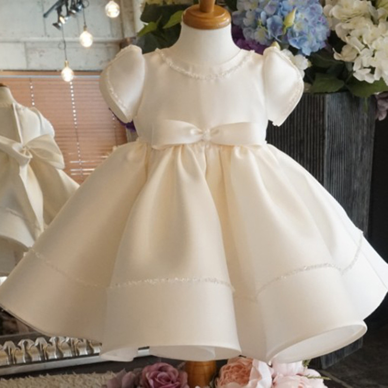 Satin Lace-up Short Sleeve Midi Dresses - image 2